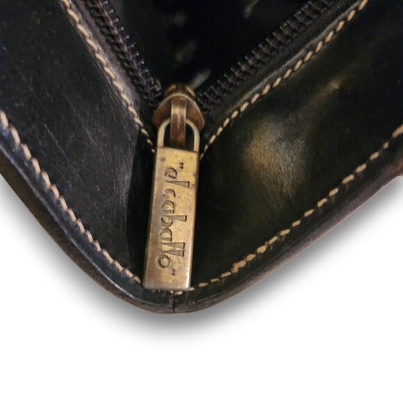 El Caballo Spanish Black Leather Shoulder Bag - Picture 13 of 15